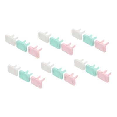 DOITOOL 18pcs Socket Protective Covers Electrical Outlet Covers for Boys and Girls Water Plug Safe Socket Sleeves Plug Jack Proofing Tools of Protective Sleeves