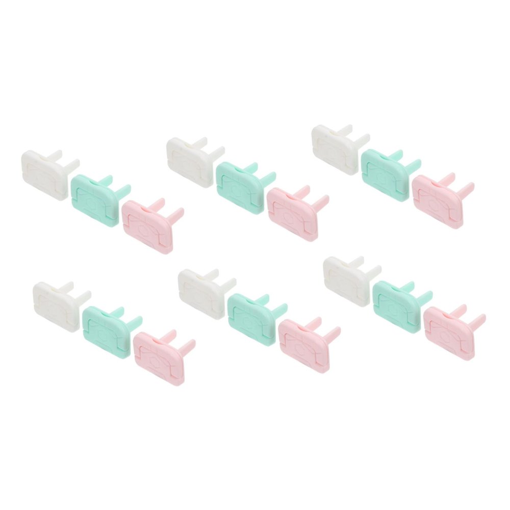 DOITOOL 18pcs Socket Protective Covers Electrical Outlet Covers for Boys and Girls Water Plug Safe Socket Sleeves Plug Jack Proofing Tools of Protective Sleeves