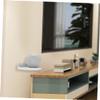 DOITOOL Mini Speaker Shelf Wall-Mounted Audio Rack Wall-Mounted Speaker Mount White view 4
