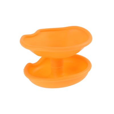 Homoyoyo Round Cable Winding Machine Yellow Silicone Earphone and Cable Organizer for Home Office and Travel Wire Holder for Headphones