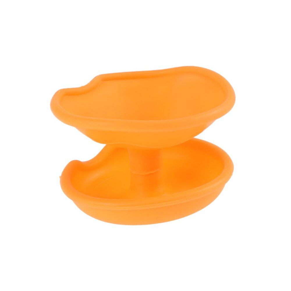Homoyoyo Round Cable Winding Machine Yellow Silicone Earphone and Cable Organizer for Home Office and Travel Wire Holder for Headphones