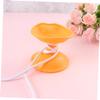 Homoyoyo Round Cable Winding Machine Yellow Silicone Earphone and Cable Organizer for Home Office and Travel Wire Holder for Headphones view 2