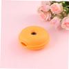 Homoyoyo Round Cable Winding Machine Yellow Silicone Earphone and Cable Organizer for Home Office and Travel Wire Holder for Headphones view 3