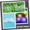 Cabilock 100pcs Butterfly Light String Decor Hanging Butterfly Pendants for Parties Weddings Festivals Unique Led Decoration for Home Garden Balcony view 3