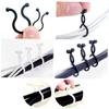 Homoyoyo Desk Wire Storage Fixer Cable Winder Data Cable Clamp Wire Management Clips Set view 3