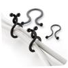 Homoyoyo Desk Wire Storage Fixer Cable Winder Data Cable Clamp Wire Management Clips Set view 4