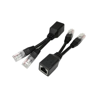 2pcs/1pair RJ45 Splitter Combiner UPOE Cable Kit POE Adapter Cable Connectors Passive Power Cable (Size : U-01)