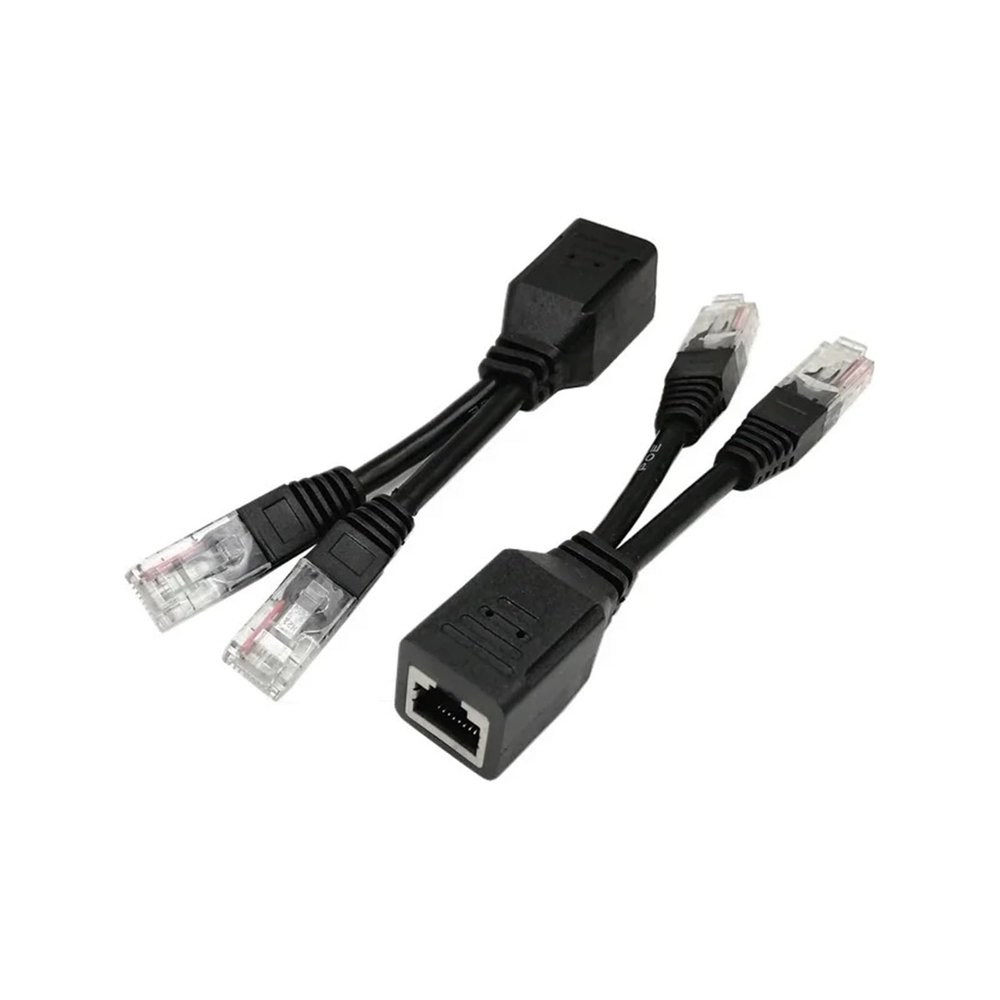 2pcs/1pair RJ45 Splitter Combiner UPOE Cable Kit POE Adapter Cable Connectors Passive Power Cable (Size : U-01)