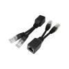 2pcs/1pair RJ45 Splitter Combiner UPOE Cable Kit POE Adapter Cable Connectors Passive Power Cable (Size : U-01)