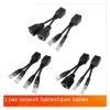 2pcs/1pair RJ45 Splitter Combiner UPOE Cable Kit POE Adapter Cable Connectors Passive Power Cable (Size : U-01) view 3