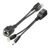 10pcs(5pair) POE Splitter POE Switch POE Cable Adapter Tape Screened 5V 12V 24V 48V Power Supply Cable 5.5 * 2.1mm (Size : White-5pair) view 4
