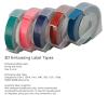 5 Pack Embossing Label Tape, 3D Embossing Label Tapes 9mm Width 9.8ft Length Thermal Transfer Automatic Label, Identification Label Tape, Compatible with Multiple Models view 3