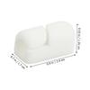 DOITOOL Silicone Cable Holders 10 Pack Cord Organizers Cable Clips Cord Organizer Phone Cord Holder Clip White 7mm view 3
