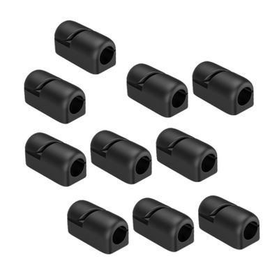 DOITOOL 10pcs Cable Clips Cord Organizers Cable Holder Clips Cord Management for Home Office Desk