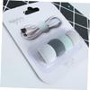 DOITOOL 4pcs Cable Holder Silicone Wire Organizer for Usb Earphones Desktop Cord Winder Duty Design for Home Office Use Keep Cables Tidy view 2