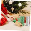 STOBOK 3pcs Strings Christmas Tinsel Xmas Tinsel Wrapping Cord Twine Rope Hair Clip Decor Crafts Gift Thread Garland Decor Xmas Cotton Wrapping Cord Labels Metal Ribbon Cotton Thread, 10x4x4cm view 3