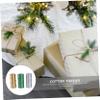 STOBOK 3pcs Strings Christmas Tinsel Xmas Tinsel Wrapping Cord Twine Rope Hair Clip Decor Crafts Gift Thread Garland Decor Xmas Cotton Wrapping Cord Labels Metal Ribbon Cotton Thread, 10x4x4cm view 4