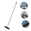 minkissy Floor Scrub Brush Handle Telescopic Scraper for Efficient Cleaning of Tiles Decks and Hard Floors Dual-use Design for Scrubbing and Scraping for Pet Hair Removal view 3