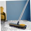 minkissy Floor Scrub Brush Handle Telescopic Scraper for Efficient Cleaning of Tiles Decks and Hard Floors Dual-use Design for Scrubbing and Scraping for Pet Hair Removal view 4