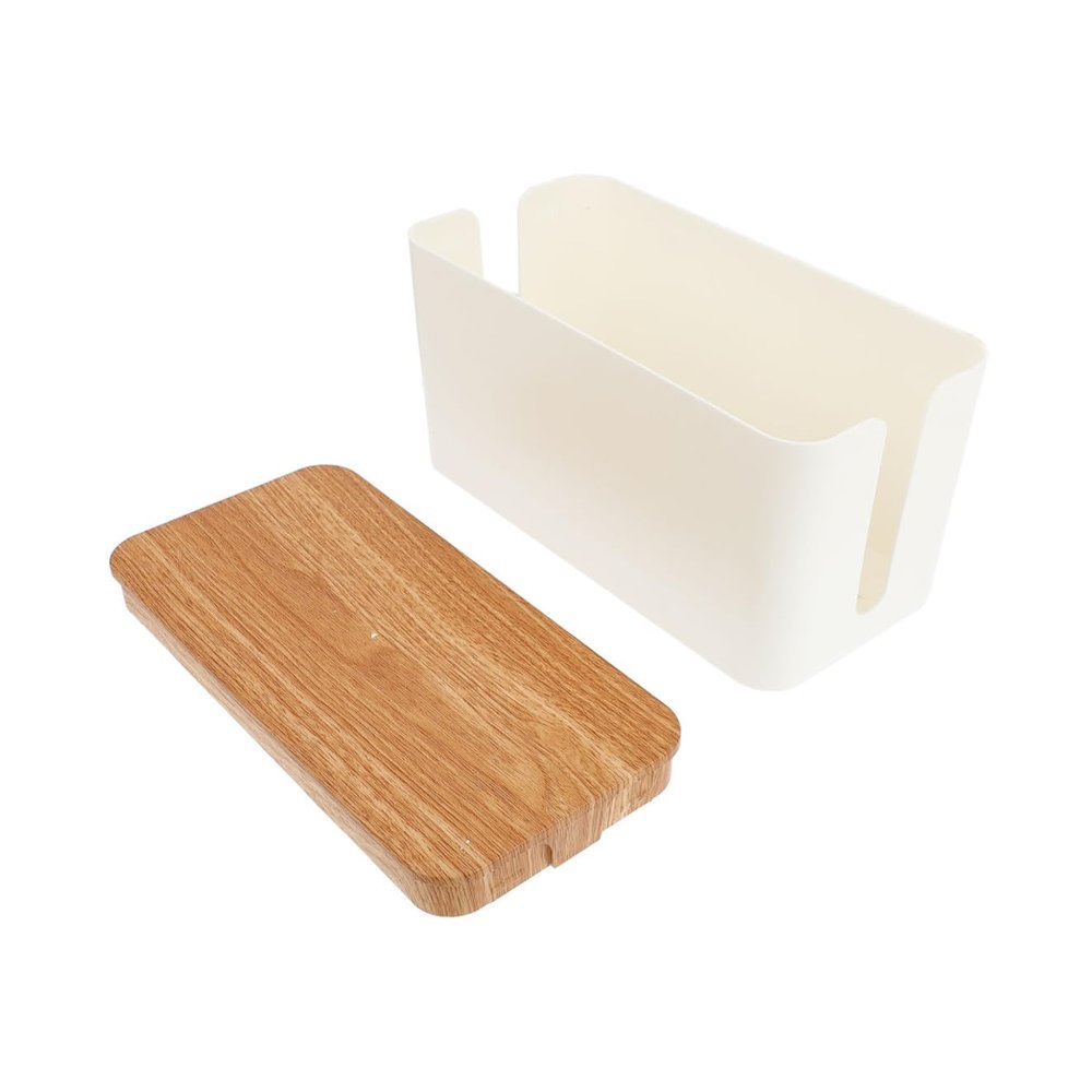 DOITOOL Box Stylish Cord Organizer for Hider of and Cords Compact Design for Neat Home to Install Cover Included