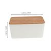 DOITOOL Box Stylish Cord Organizer for Hider of and Cords Compact Design for Neat Home to Install Cover Included view 2