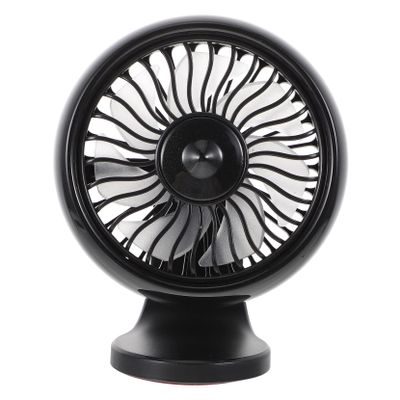 Homoyoyo Car Mount Fan Silent Mini Abs Material Lightweight Windy Comfortable Ride