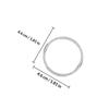 2pcs Bezel Ring Compatible with Samsung Watch Silver Watch Case Upgrade with Sparkling Design for Fashionable Smartwatch Personalization view 2
