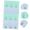 Angoily 4pcs Wall Mount Phone Holder Stylish Sundries Organizer for Easy Charging Space-saving for Bedroom Office Living Room Kitchen Creative Design view 3
