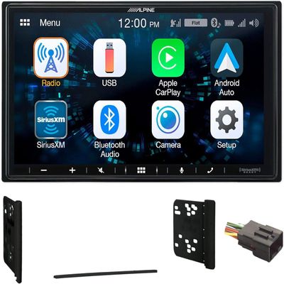 Alpine iLX-W670 7" Mechless Receiver Bluetooth w/Carplay/Android for 1999-2004 Ford F-250/350/450/550