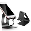 DOITOOL Adjustable Aluminum Alloy Phone Stand for Desk Multi-Functional Cellphone Holder with Stylish Design for Live Streaming and Movie Watching Black view 3