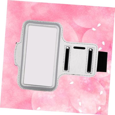 DOITOOL Mobile Phone Arm Bag Sports Storage Pouch for Outdoor Running and Exercise Compatible Smartphones Grey Neoprene Design