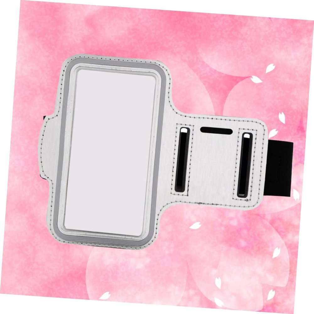 DOITOOL Mobile Phone Arm Bag Sports Storage Pouch for Outdoor Running and Exercise Compatible Smartphones Grey Neoprene Design
