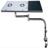 Foldable Laptop Desk, Adjustable Laptop Bed Holder 360-Degree Rotation Stainless Steel Student Dorm Notebook Stand(Color:Silver) view 1