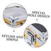 FONDOTIN Nail Drill Bit Holder Box Dustproof Aluminum Organizer for Manicure Grinding Heads Professional Storage for Salon and Home Use Transparent Design for Easy Access view 2