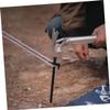 OSALADI Outdoor Aluminum Handle Tent Hammer Lightweight Multi-functional Tool for Driving Stakes Nail Puller Camping Hiking and Diy Projects view 3