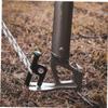OSALADI Outdoor Aluminum Handle Tent Hammer Lightweight Multi-functional Tool for Driving Stakes Nail Puller Camping Hiking and Diy Projects view 4