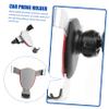 DOITOOL Mobile Phone Bracket Sensing for Automotive Air Conditioning Outlet Metal Design Easy One-Handed Compatible All Smartphones Silver view 4