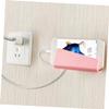 DOITOOL 2pcs Wall-Mount Phone Charging Bracket Strong Adhesive Phone Holder for Seamless Storage Bedroom Kitchen Office Grey view 4