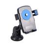 DOITOOL 360degree Rotating Suction Cup Phone Holder for Car Mobile Stand Compatible Smartphones and Easy to Install Black Blue view 1