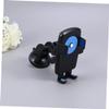 DOITOOL 360degree Rotating Suction Cup Phone Holder for Car Mobile Stand Compatible Smartphones and Easy to Install Black Blue view 3