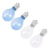 jojofuny 4pcs Solar Led Light Bulbs Outdoor Decorative Bulbs for Patio Garden Energy-Saving Solar Power view 1