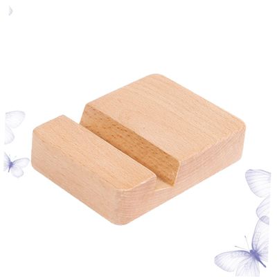 DOITOOL Lazy People Wooden Phone Stand Tablet Holder for Home Office Compact Design for Easy Viewing Compatible with Devices Videos and Photos