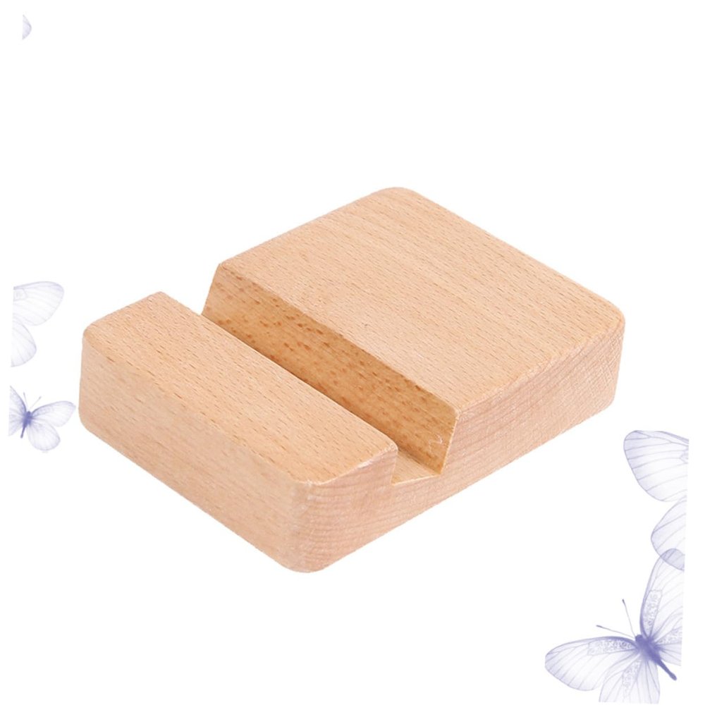 DOITOOL Lazy People Wooden Phone Stand Tablet Holder for Home Office Compact Design for Easy Viewing Compatible with Devices Videos and Photos