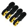 POPETPOP 4pcs Camping Life Rope Reflective Tent Ropes Aluminum Alloy Hooks Strong Guy Line for Tent Outdoor Use
