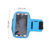 DOITOOL Mobile Phone Arm Band for Running Outdoor Sports Storage Bag Fits Smartphones Sky-Blue Neoprene Access Ports for Headphones and Charging view 2