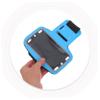 DOITOOL Mobile Phone Arm Band for Running Outdoor Sports Storage Bag Fits Smartphones Sky-Blue Neoprene Access Ports for Headphones and Charging view 3