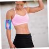 DOITOOL Mobile Phone Arm Band for Running Outdoor Sports Storage Bag Fits Smartphones Sky-Blue Neoprene Access Ports for Headphones and Charging view 4