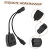 Veemoon 0.3m Heavy Duty Power Extension Cable UK Adapter for Laptops Routers Monitors Strain Relief Design for Secure Connection Compatible with APC Ups Systems view 3