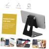 DOITOOL Adjustable Cell Phone Stand with Anti-Slip Base Compact Aluminum Alloy Smartphone Holder for Desk Compatible with iPhone Pixel Black view 3