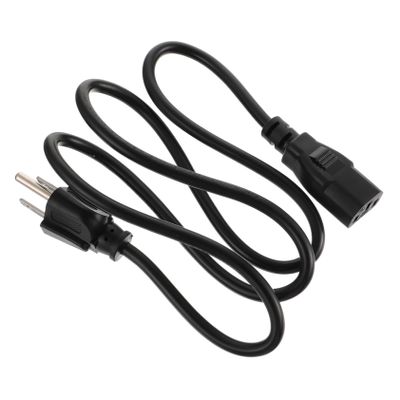 Veemoon 1pc Prong Power Cable Us Replacement for Electrical Appliances and Design Flame-Retardant - Compatible Various Devices